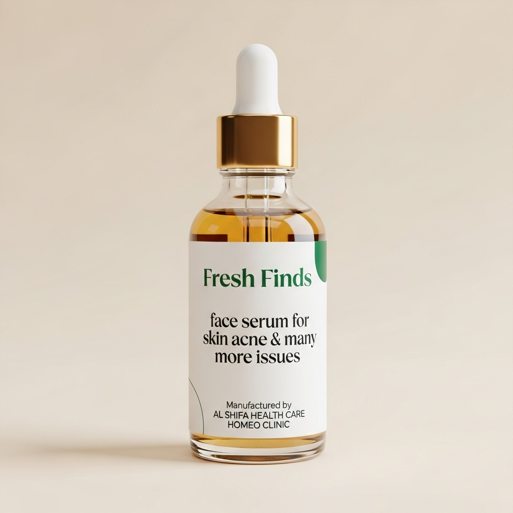 FRESH FINDS Vitamin C Serum For Face – Anti Aging Face Serum with Vitamin C, Hyaluronic Acid, Vitamin E – Brightening Formula – Improve Appearance of Dark Spots, Tone, Fine Lines & Wrinkles