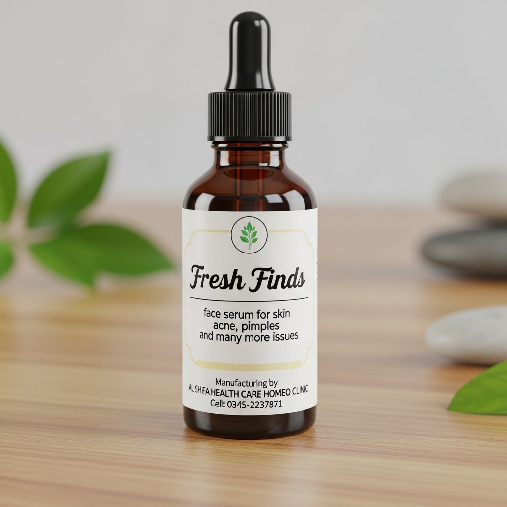 FRESH FINDS Vitamin C Serum For Face – Anti Aging Face Serum with Vitamin C, Hyaluronic Acid, Vitamin E – Brightening Formula – Improve Appearance of Dark Spots, Tone, Fine Lines & Wrinkles